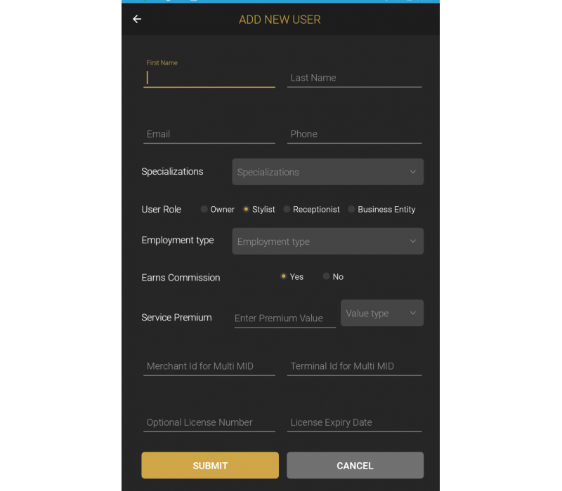 Add New User